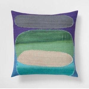 2 Dip-Dye Silk Pillow Covers, WEST ELM,    20 x 20